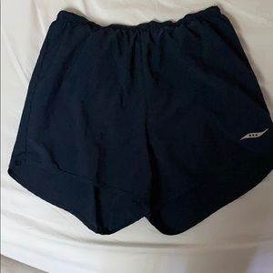 GUC Saucony men’s navy running shorts size L